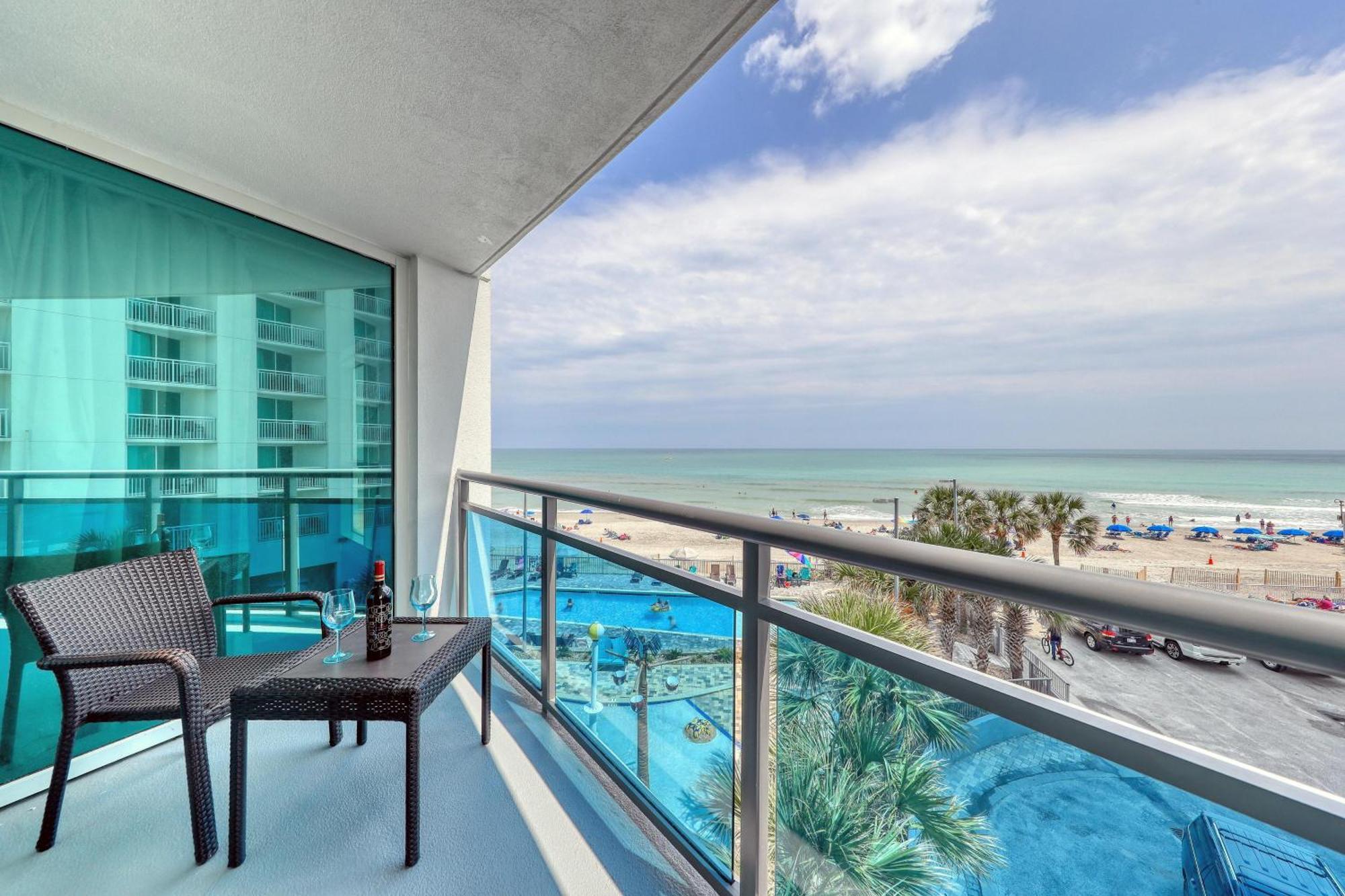 Villa 107 S Ocean Blvd, 0308 - Ocean Front Sleeps 6 à Myrtle Beach Extérieur photo