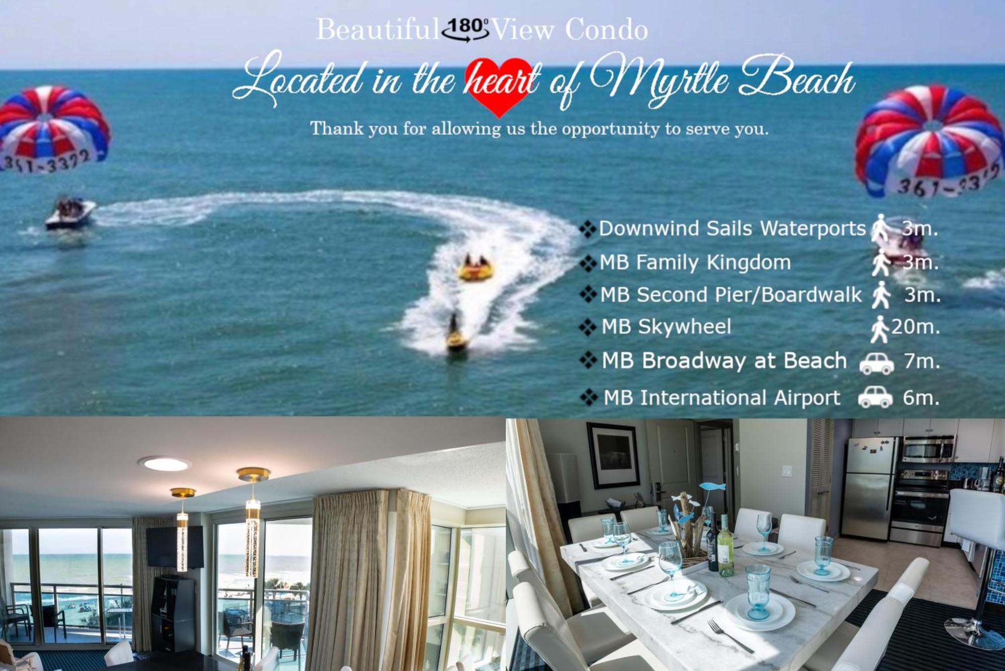 Villa 107 S Ocean Blvd, 0308 - Ocean Front Sleeps 6 à Myrtle Beach Extérieur photo